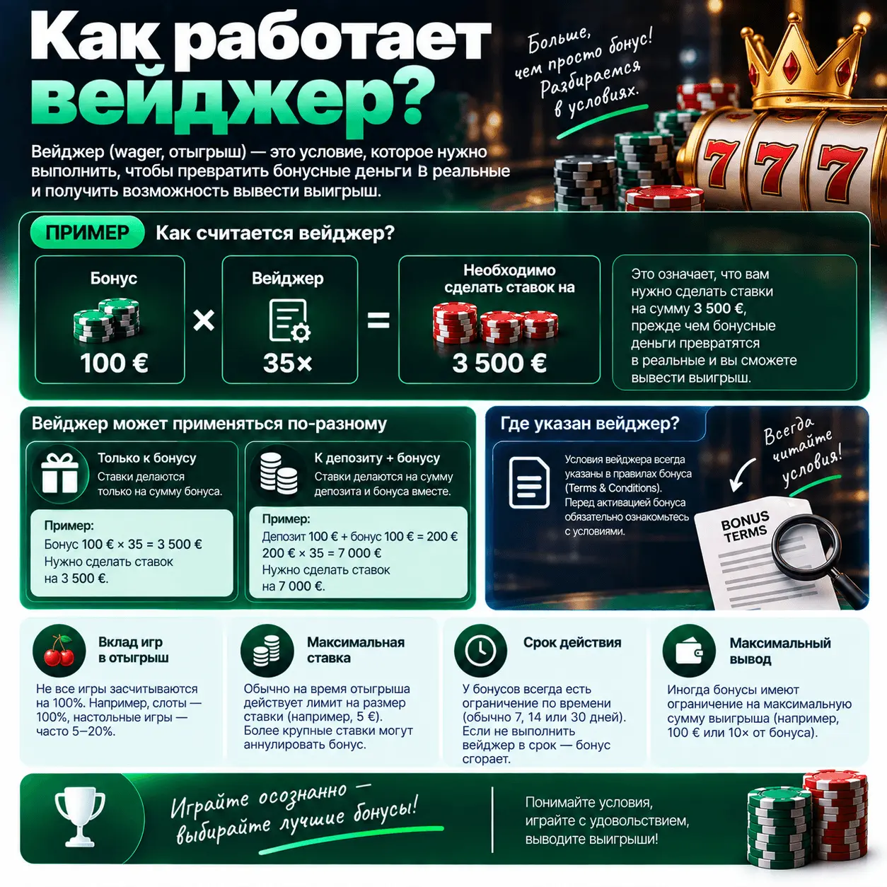 Как работает вейджер?