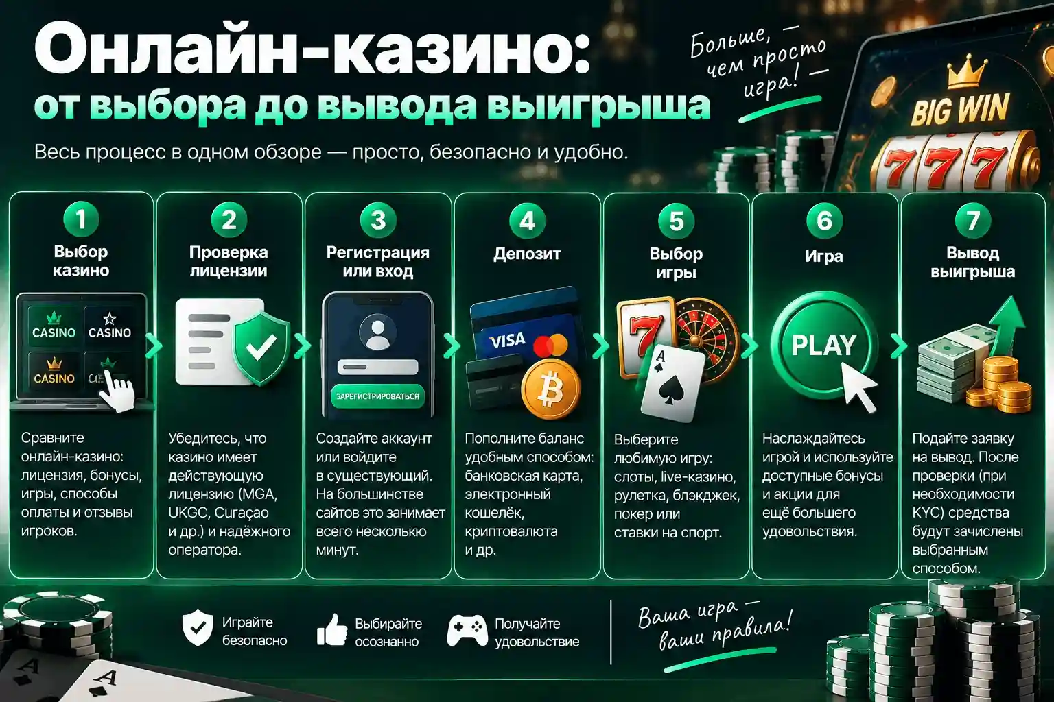 Какой тип онлайн-казино выбрать?